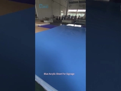 Fabrique de la marque DUKE en gros Feuille acrylique de couleur bleue coulée PMMA Perspex Plexiglas pour la publicité
