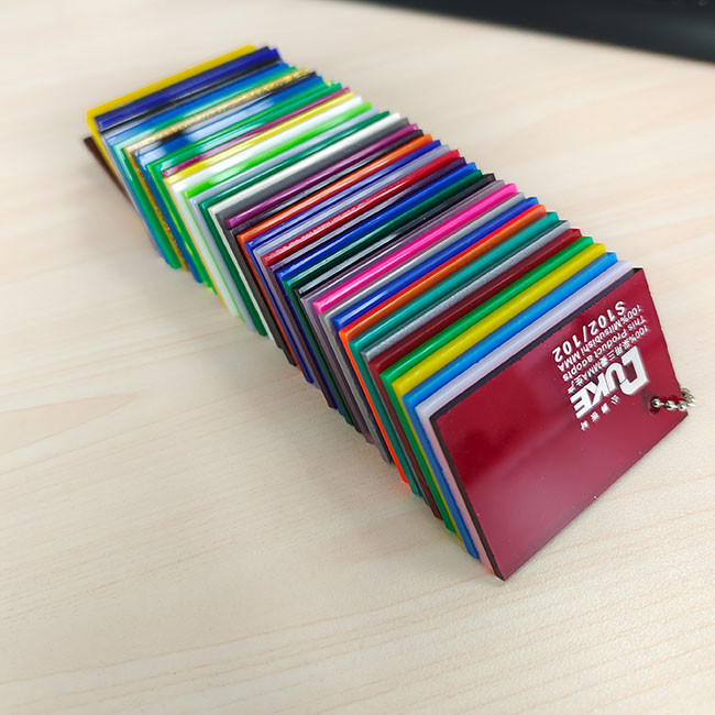 100% de Mitsubishi vierge en feuille acrylique coulée en feuille de couleur personnalisable