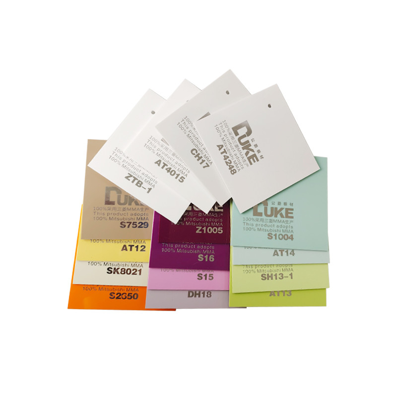Folie acrylique de couleur Mitsubishi 100% vierge pour baignoire Service de coupe de feuille de plastique sur mesure