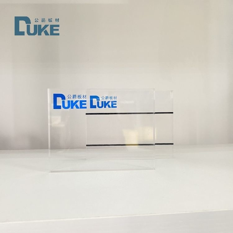 Feuille acrylique coulée MMA Mitsubishi vierge à 100 % pour clôture antibruit de type panneau antibruit