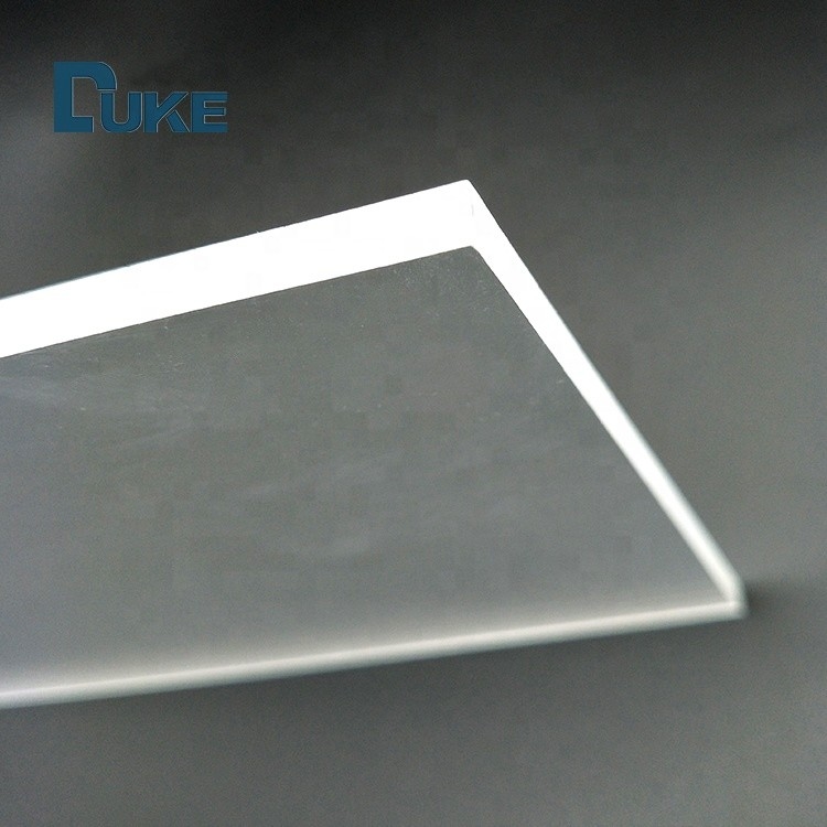 Transmittance lumineuse uniforme Nano LGP Bordure éclairée Surface lisse Plaque de guidage lumineuse acrylique transparente
