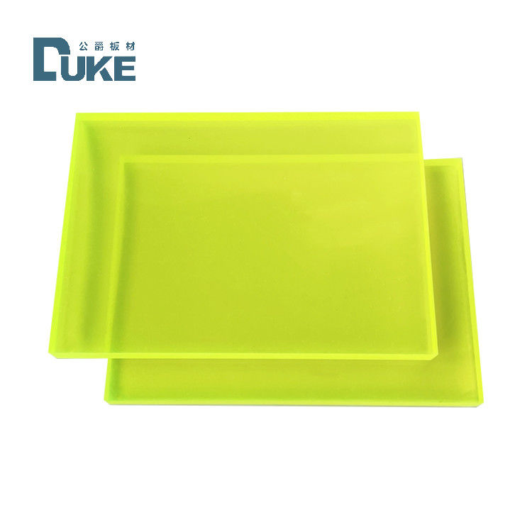 Feuille PMMA fluorescente personnalisable pour enseignes de caissons lumineux LED - Panneaux d'affichage publicitaire OEM