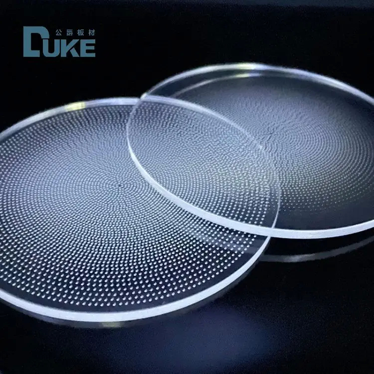 92% de transmission lumineuse 100% Virgin Mitsubishi MMA Panneau LED LGP PMMA Mma feuille acrylique