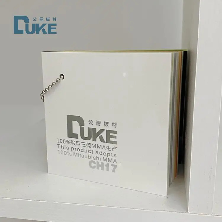8mm Duke Fabricant 100% vierge Mitsubishi MMA Blanc Opal Coulée feuille acrylique Lisse plastique artisanal feuille de signalisation