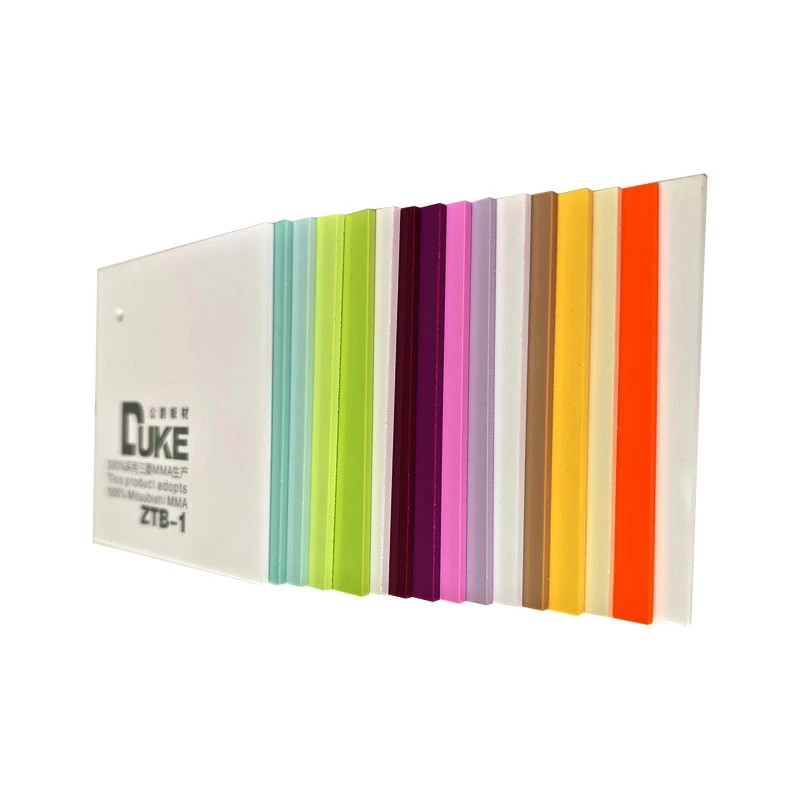 Duke 100% vierge Mitsubishi feuille acrylique coulée personnalisée couleur baignoire feuille de plastique prix compétitif 12mm 5mm coupe MMA