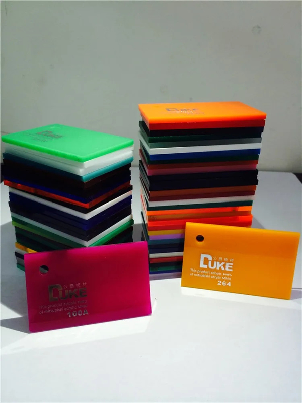 Duke 100% vierge Mitsubishi feuille acrylique coulée personnalisée couleur baignoire feuille de plastique prix compétitif 12mm 5mm coupe MMA
