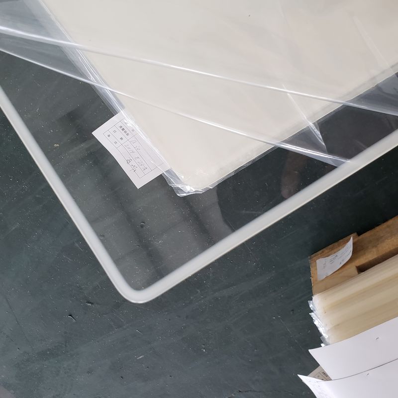 8mm Clear PMMA Cast Acrylic Sheets Heat Resistant Custom Size Laser Cutting UV Printing Engraving Advertising Light