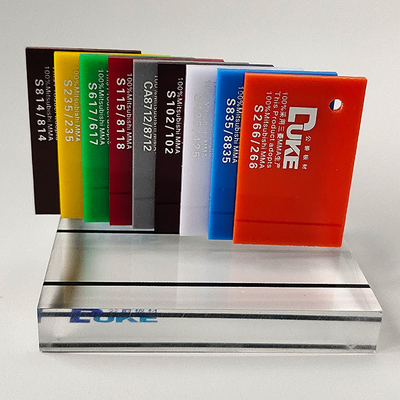 100% de Mitsubishi vierge en feuille acrylique coulée en feuille de couleur personnalisable