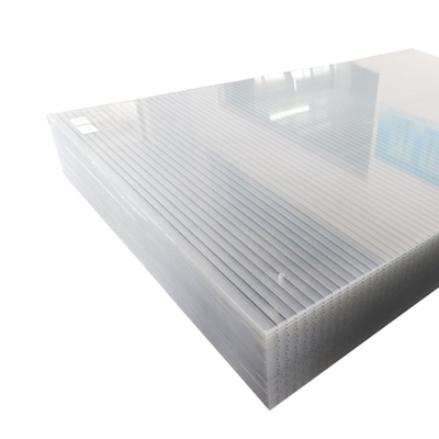 Panneau transparent en verre acrylique clair fait sur commande 3mm de barrière de bruit 8mm