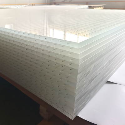 Plat acrylique transparent de feuille en plastique 15mm acrylique faite sur commande pour la route
