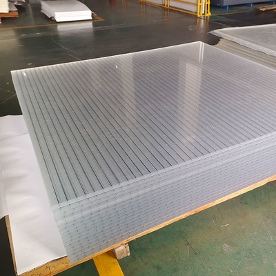 Les feuilles acryliques de haut espace libre transparent fait sur commande de perspex ébruitent la barrière