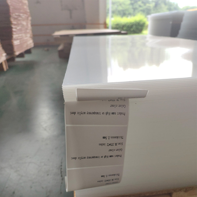 les barrières de bruit de 6mm 15mm ont clairement moulé la feuille acrylique en plastique de perspex de feuille